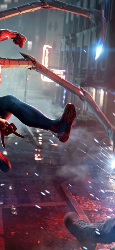 Fond d'écran iPhone Spider Man 2 8k