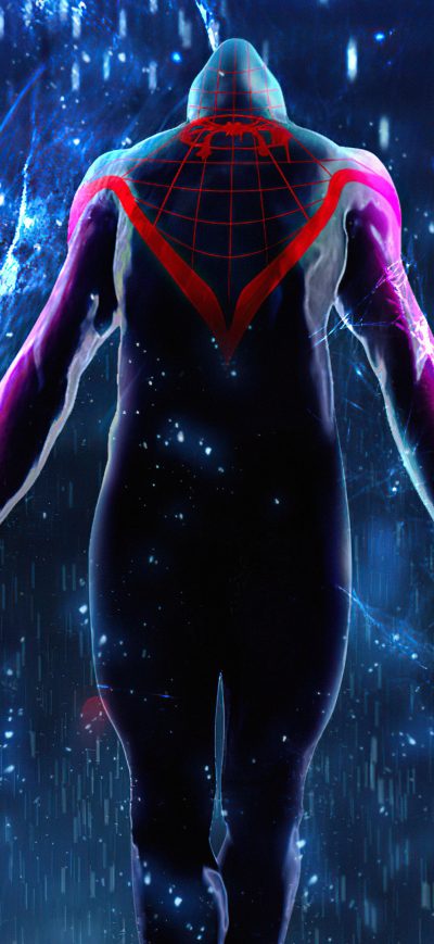 Fond d'écran iPhone Spiderman Into The Spider Verse Poster