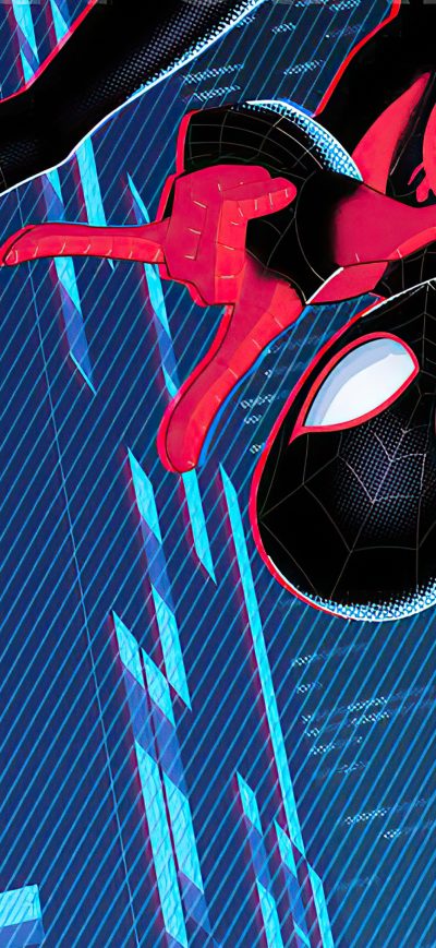 Fond d'écran iPhone Spider Man Miles Hand Gesture 4k
