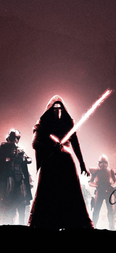 Fond d'écran iPhone Star Wars The Force Awakens Poster Art