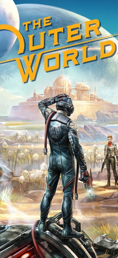 Fond d'écran The Outer Worlds Game 4k sur iPhone