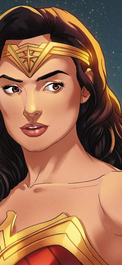 Fond d'écran iPhone Wonder Woman Gal Gadot 2020 Artwork