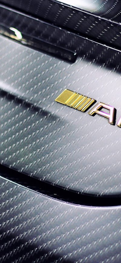 Fond d'écran iPhone Mercedes AMG Gold Logo