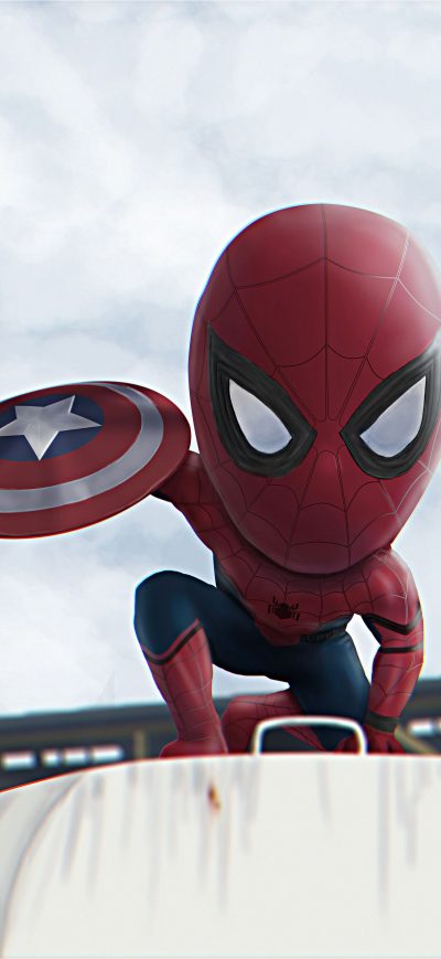 Fond d'écran iPhone Spiderman In Civil War