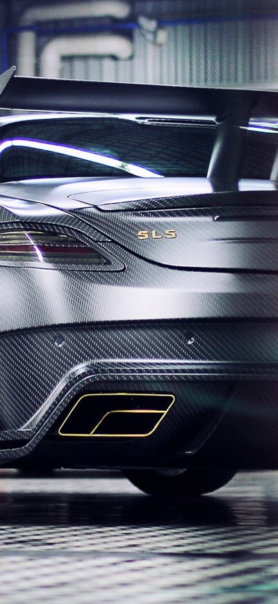 Fond d'écran iPhone Mansory Mercedes Benz SLS C63 AMG Back View