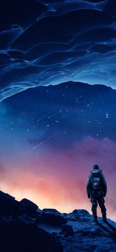 Fond d'écran New Life 4k sur iPhone
