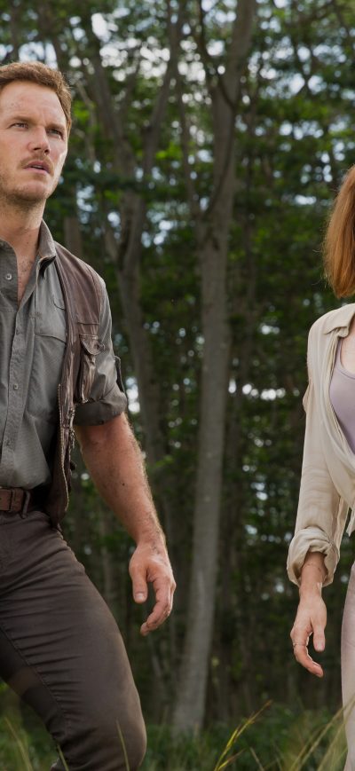 Fond d'écran iPhone Bryce Dallas Howard And Chris Pratt In Jurassic World Fallen Kingdom