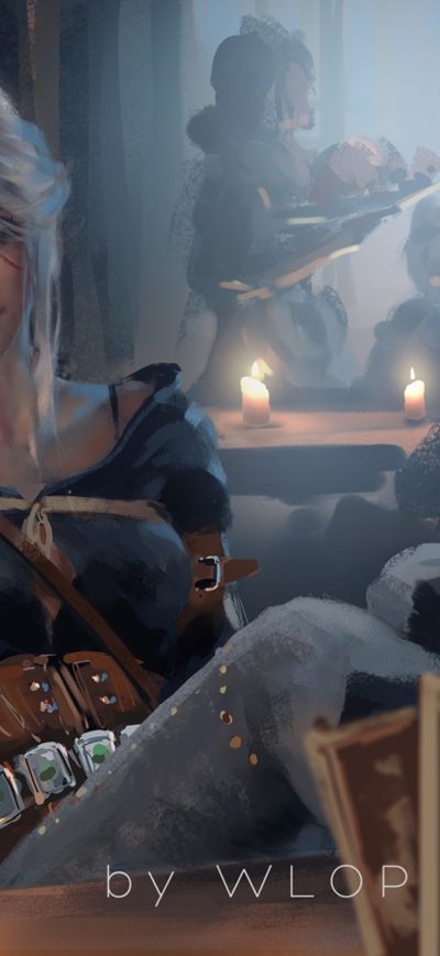 Fond d'écran iPhone Ciri Witcher 3 Fanart