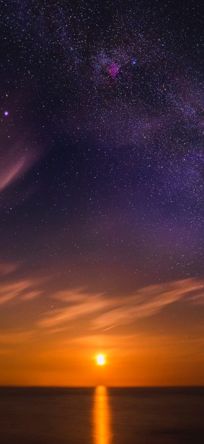 Fond d'écran iPhone Milky Way Night Sky 4k