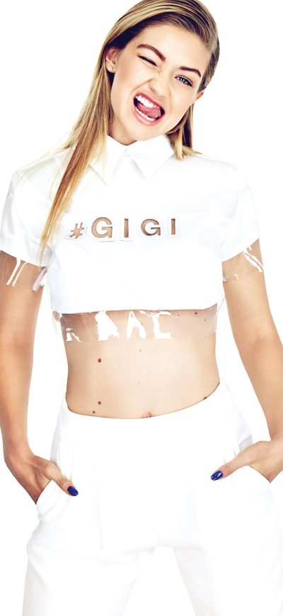 Fond d'écran Gigi Hadid Elle 2017 sur iPhone