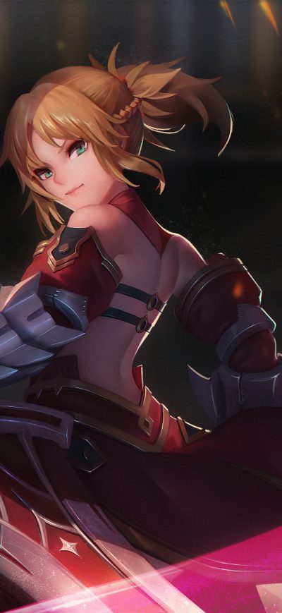 Fond d'écran iPhone Saber Of Red Fate Grand Order