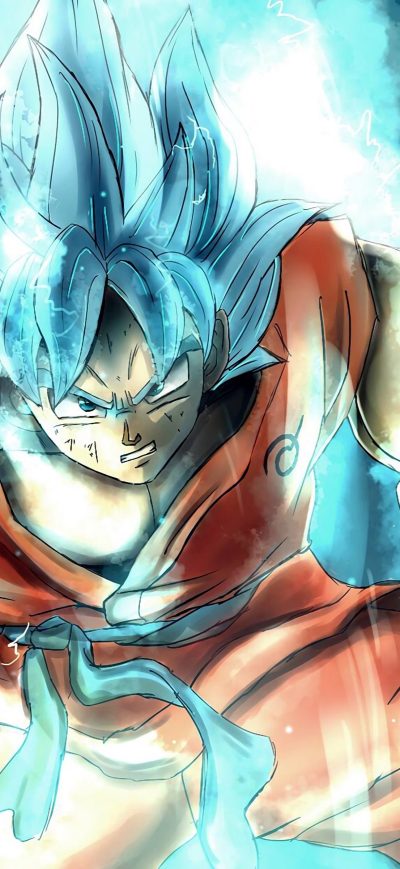 Fond d'écran iPhone Goku Dragon Ball Super 4k 2018