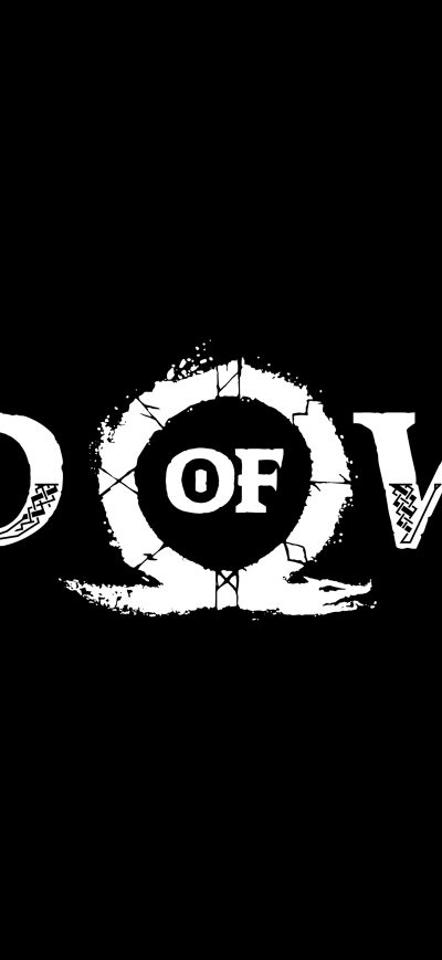 Fond d'écran iPhone God Of War 2018 Logo 4k