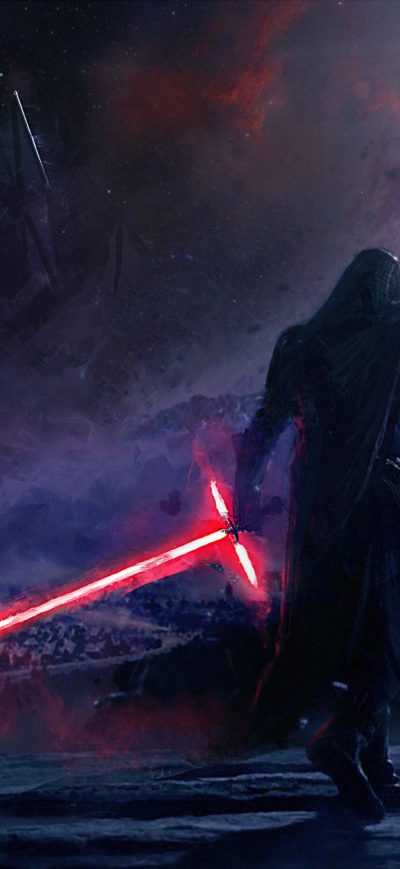 Fond d'écran iPhone Kylo Ren Star Wars Artwork 4k