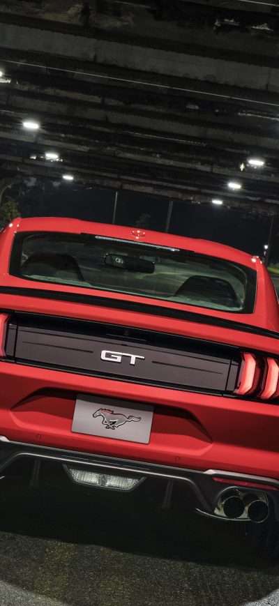 Fond d'écran Ford Mustang GT Performance Pack Level 2 2018 sur iPhone