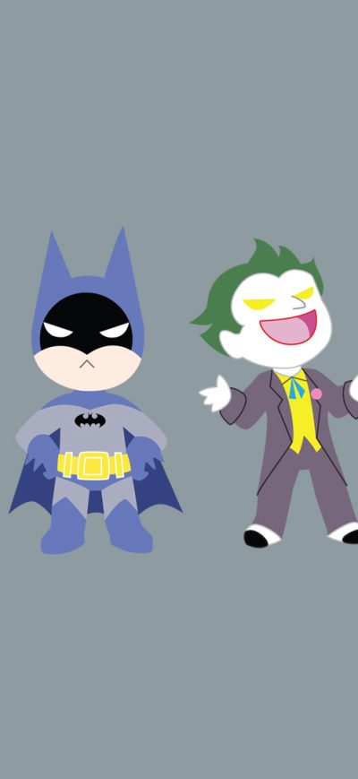 Fond d'écran iPhone Batman Batgirl Joker Harley Quinn Artwork