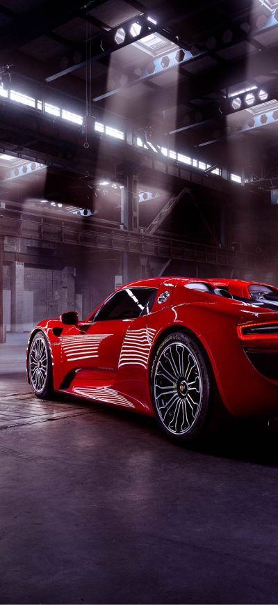 Fond d'écran iPhone Porsche 918 Spyder 2018