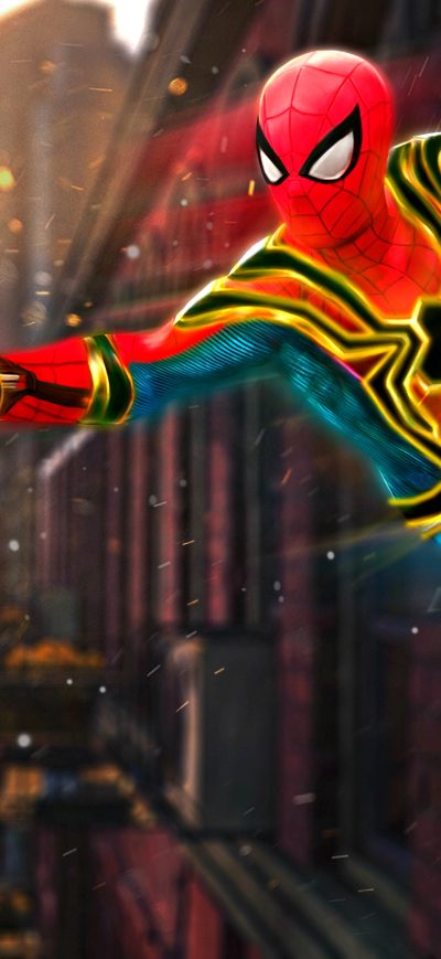 Fond d'écran iPhone Spiderman 4k Fan Art