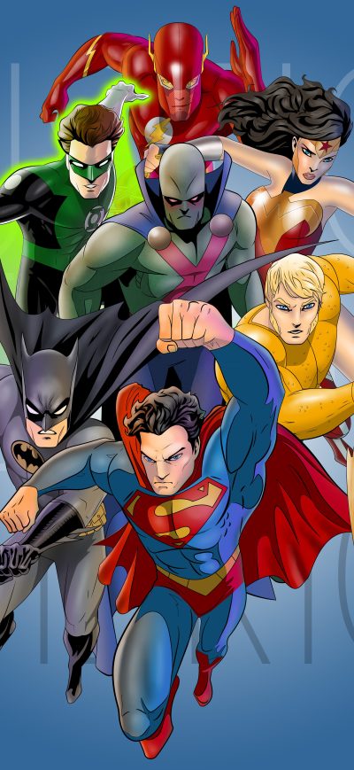 Fond d'écran iPhone Justice League Art 4k