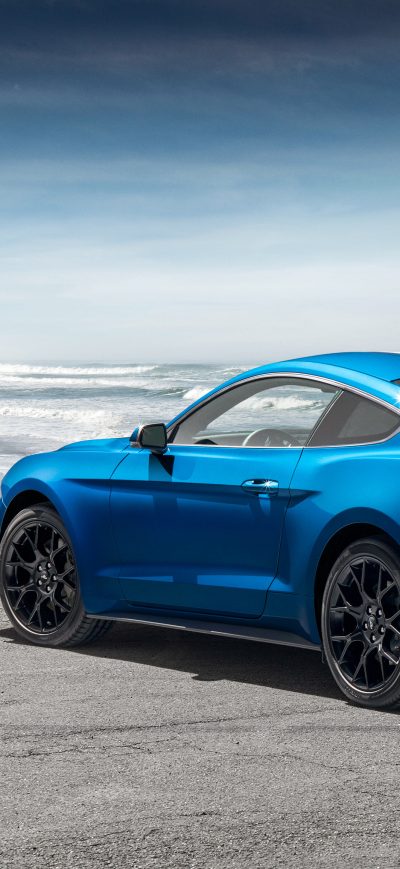 Fond d'écran iPhone Ford Mustang EcoBoost Performance Pack 1 2018 Rear