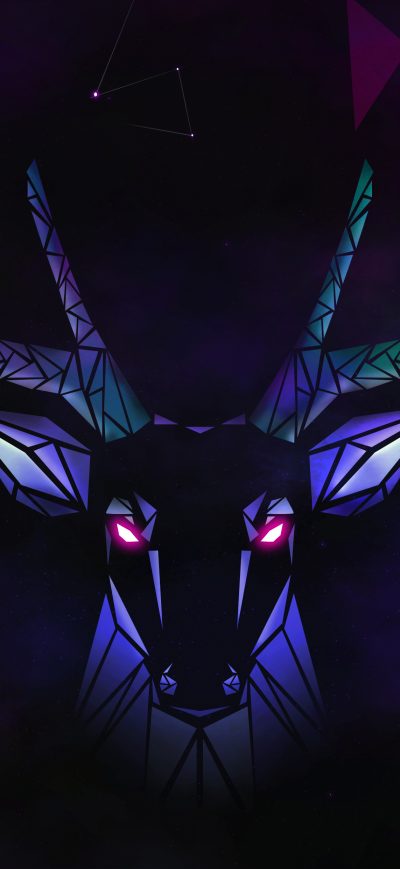 Fond d'écran iPhone Deer Digital Art 4k