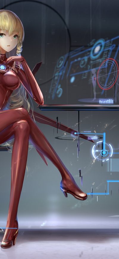 Fond d'écran Anime Iron Girl sur iPhone