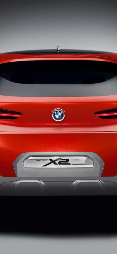 Fond d'écran iPhone 2018 Bmw X2 Concept Car Rear