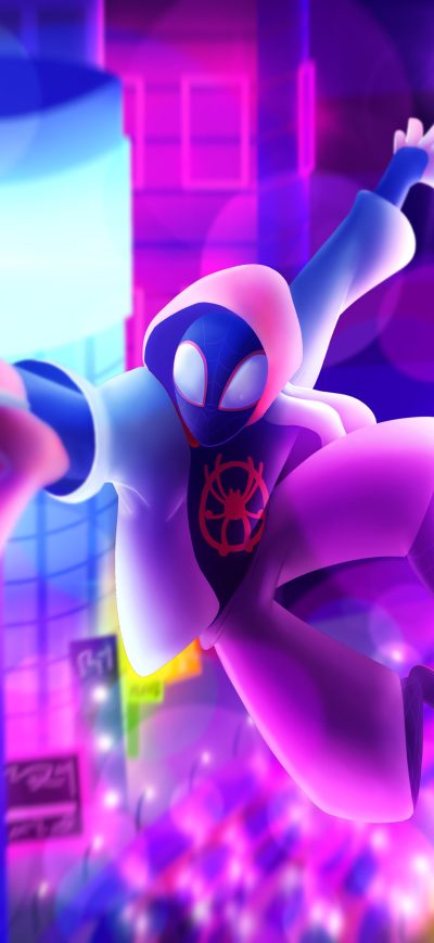 Fond d'écran iPhone Spiderman Miles Morales Latest Art
