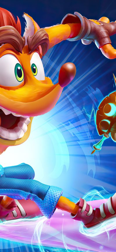 Fond d'écran Crash Bandicoot 4 Its About Time sur iPhone