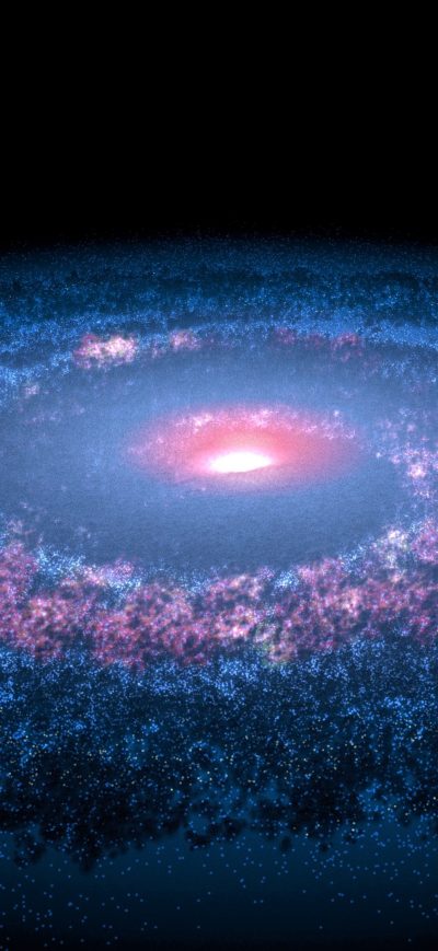 Fond d'écran iPhone Galaxy Space 4k
