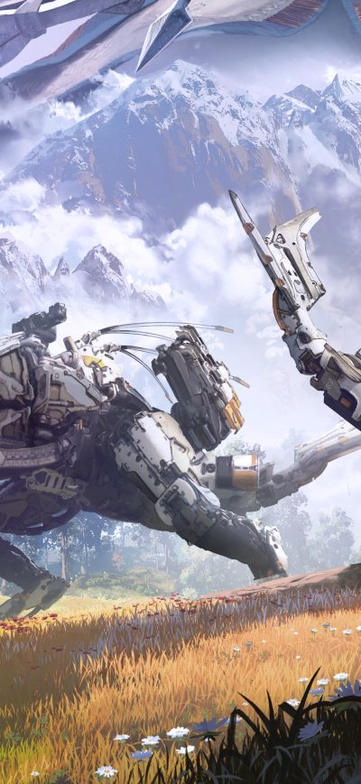 Fond d'écran iPhone 2017 Horizon Zero Dawn Complete Edition