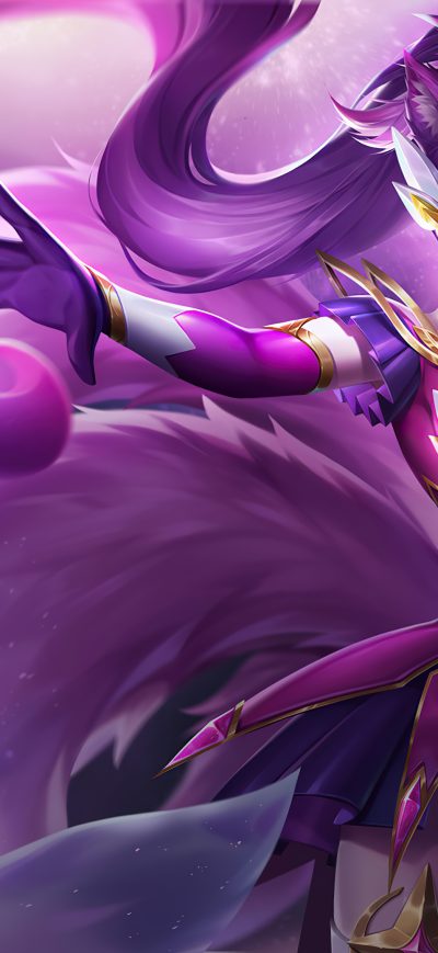 Fond d'écran iPhone Star Guardian Ahri 4k