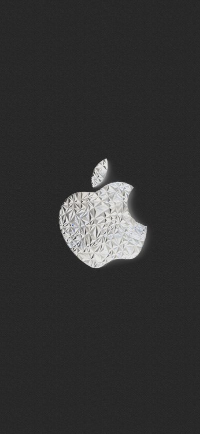 Fond d'écran iPhone Apple Logo Bw