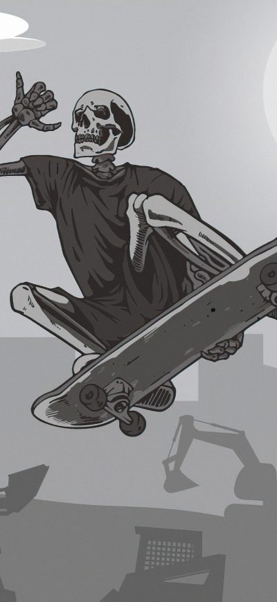 Fond d'écran Skele Ollie sur iPhone
