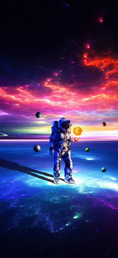 Fond d'écran iPhone Lost Alone Astronaut