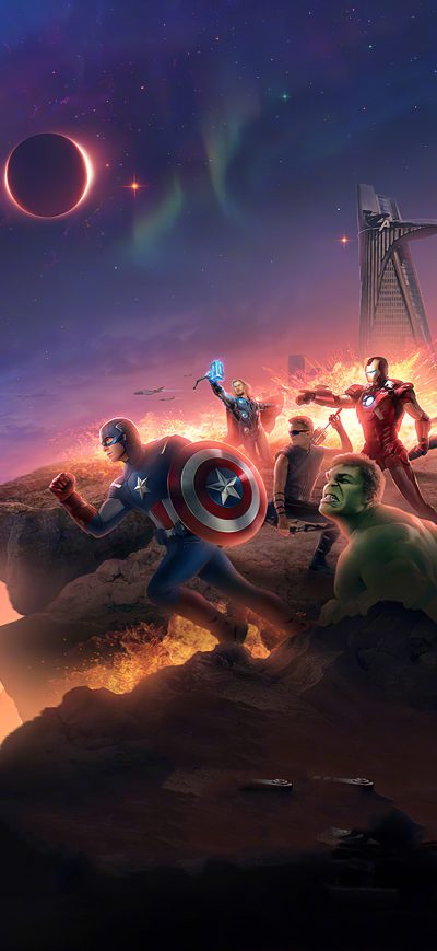 Fond d'écran iPhone Avengers Endgame China Poster
