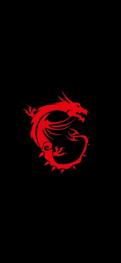 Fond d'écran iPhone Msi Dragon Logo