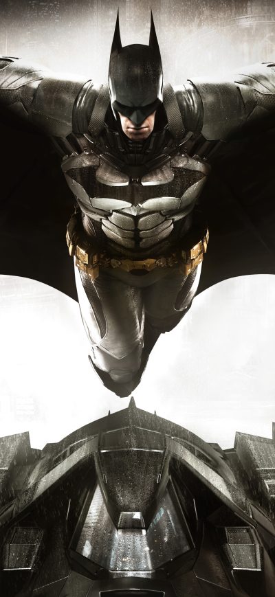 Fond d'écran iPhone Batman Arkham Knight Key Art 8k