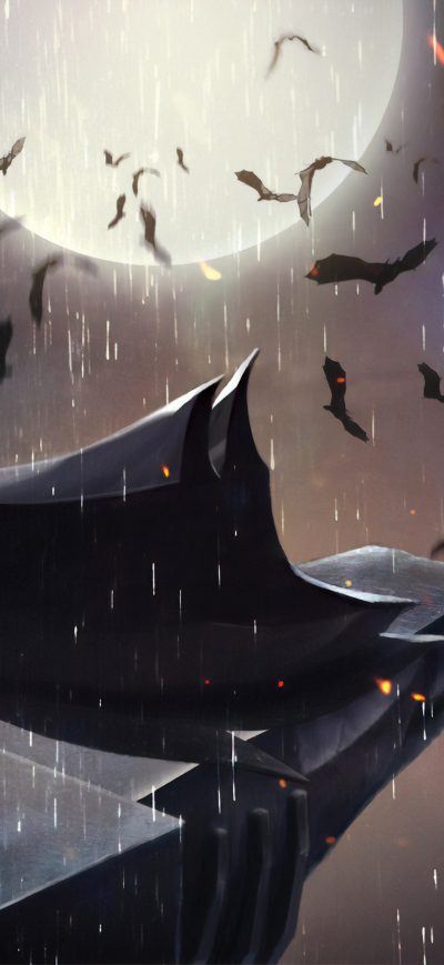 Fond d'écran iPhone Batman In The Night Art