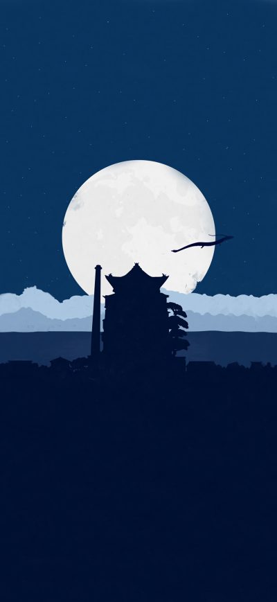 Fond d'écran Spiritied Away Anime 4k sur iPhone