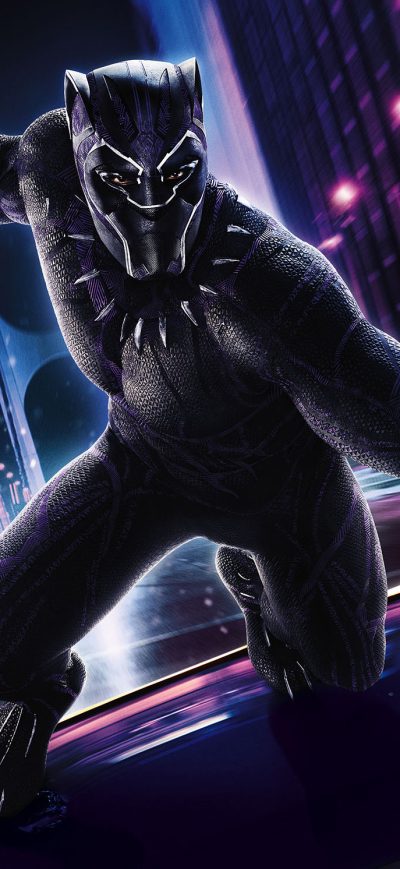 Fond d'écran iPhone Black Panther 2018 Movie Poster