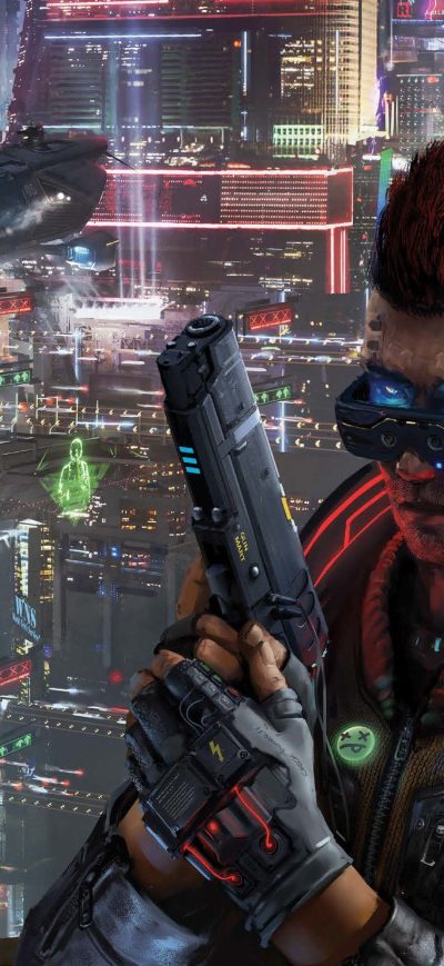 Fond d'écran iPhone Boy Cyberpunk 2077