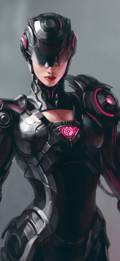 Fond d'écran iPhone Cyborg Girl