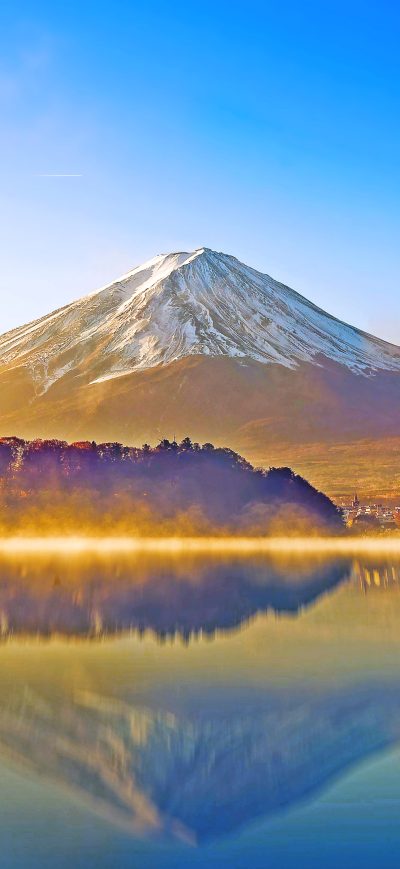 Fond d'écran iPhone Mount Fuji 5k