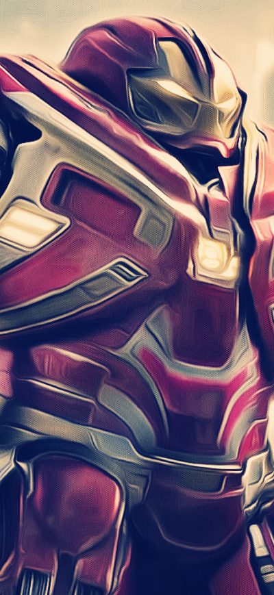 Fond d'écran iPhone Iron Hulkbuster In Avengers Infinity War 2018 Artwork