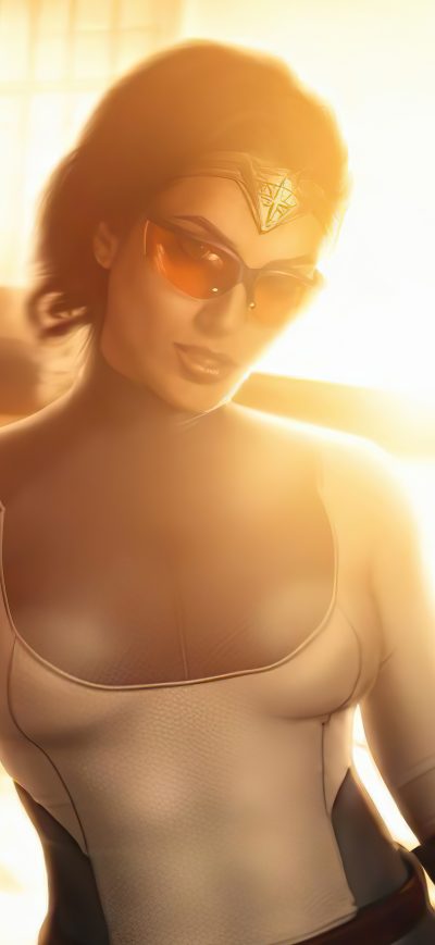 Fond d'écran iPhone Diana Prince Agent Cosplay 5k