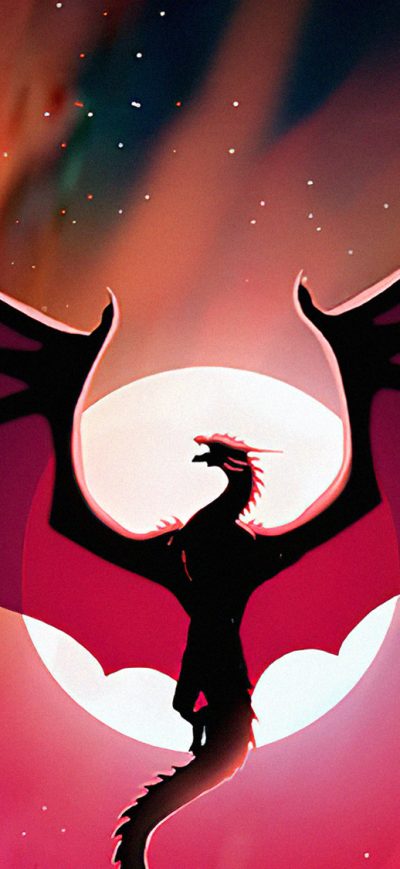 Fond d'écran Dragnarok sur iPhone