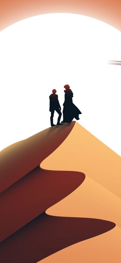 Fond d'écran iPhone Dune Movie Fanart Poster 4k