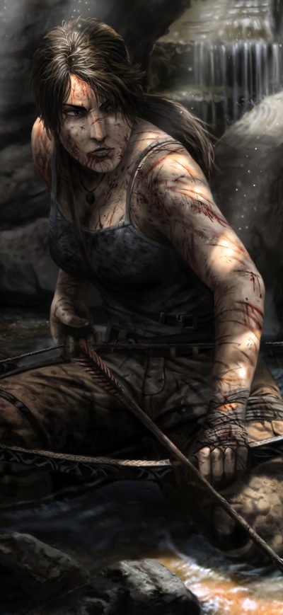 Fond d'écran Tomb Raider 5k 2018 sur iPhone