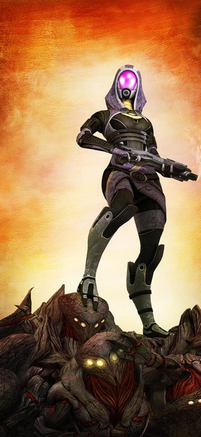Fond d'écran iPhone Tali Mass Effect